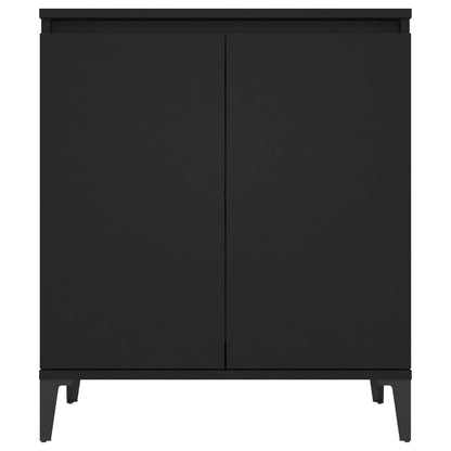 Skjenk Svart 60x35x70 cm