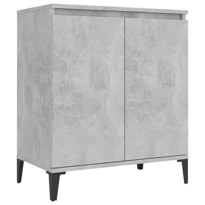 Skjenk betonggrå 60x35x70 cm konstruert tre