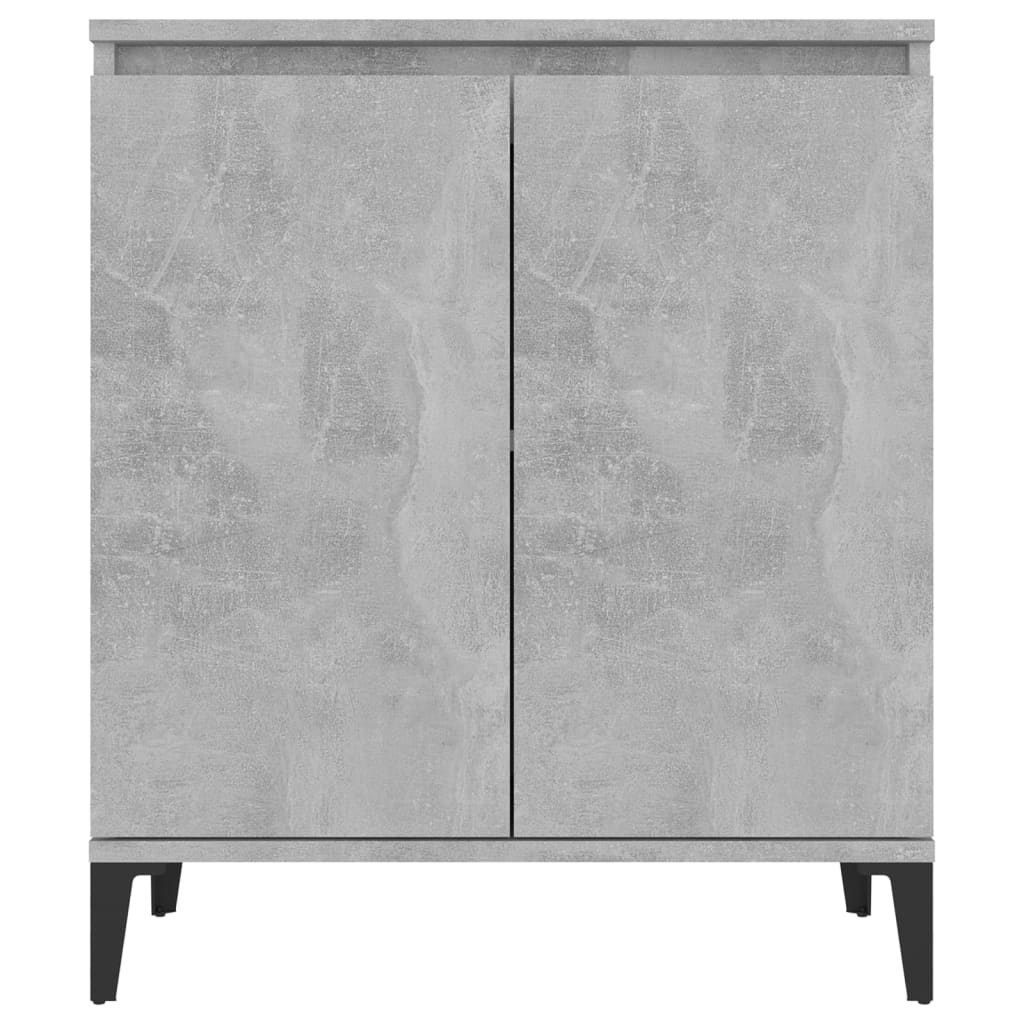Skjenk betonggrå 60x35x70 cm konstruert tre