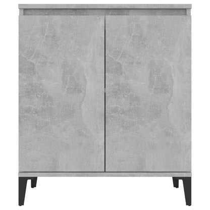 Skjenk betonggrå 60x35x70 cm konstruert tre