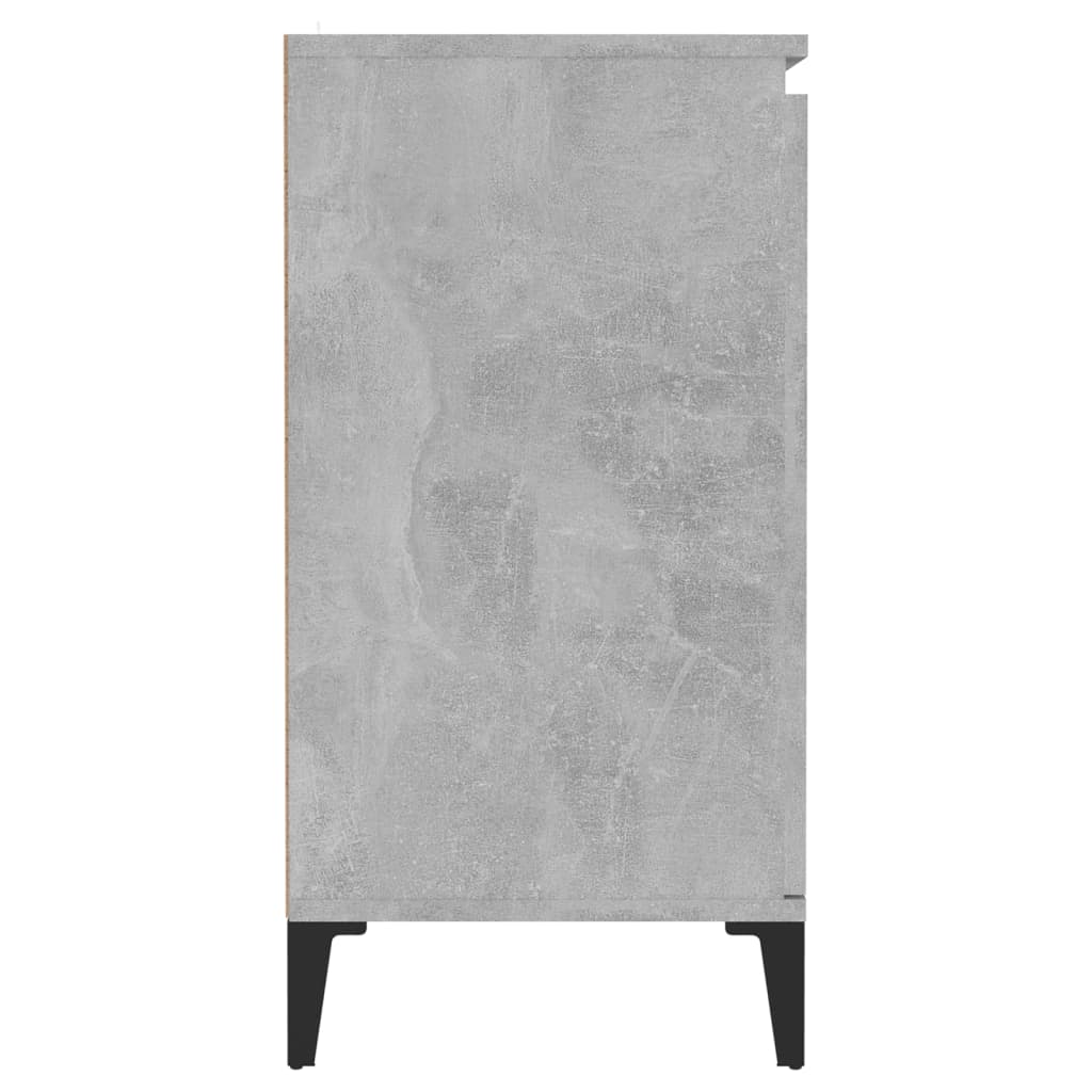 Skjenk betonggrå 60x35x70 cm konstruert tre