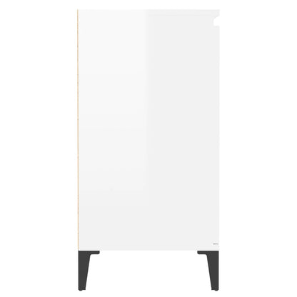 Skjenk Høyglans Hvit 60x35x70 cm