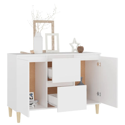 Skjenk Hvit 101x35x70 cm
