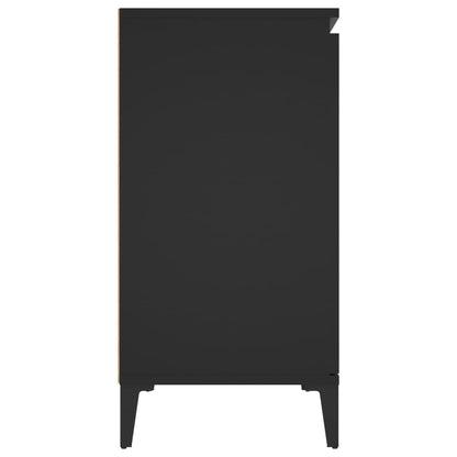 Skjenk Svart Eik 104x35x70 cm