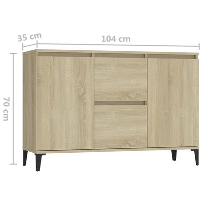 Skjenk Sonoma Eik 104x35x70 cm
