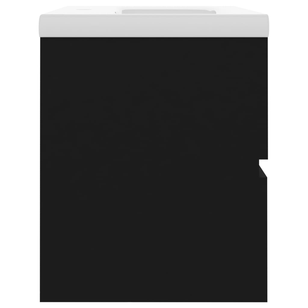 Servantskap Baderom med innebygd vask svart