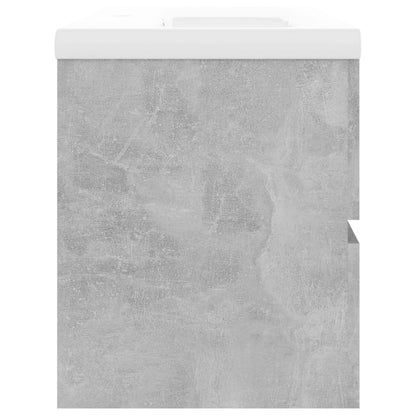 Servantskap Baderom med innebygd vask Betonggrå