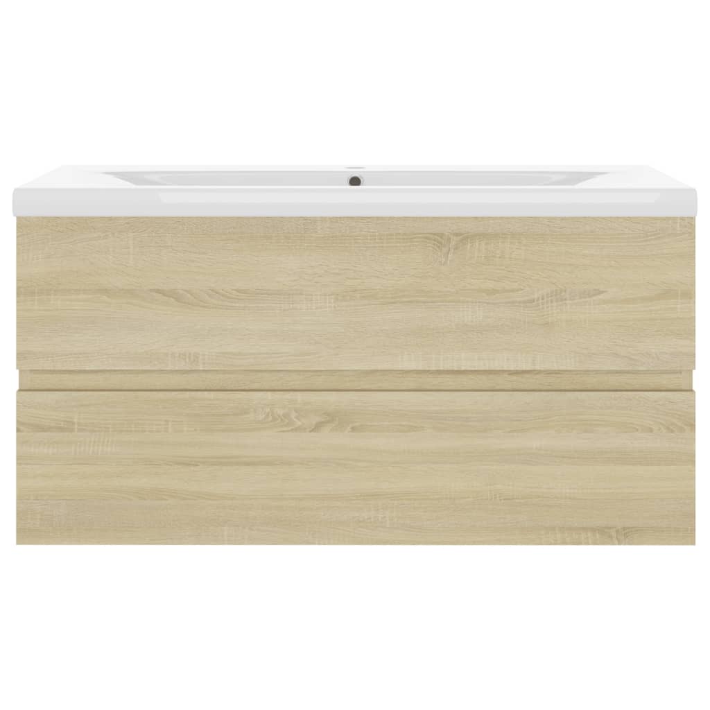 Servantskap Baderom med innebygd vask Sonoma eik