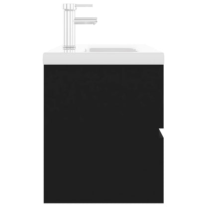 Servantskap Baderom med innebygd vask Svart