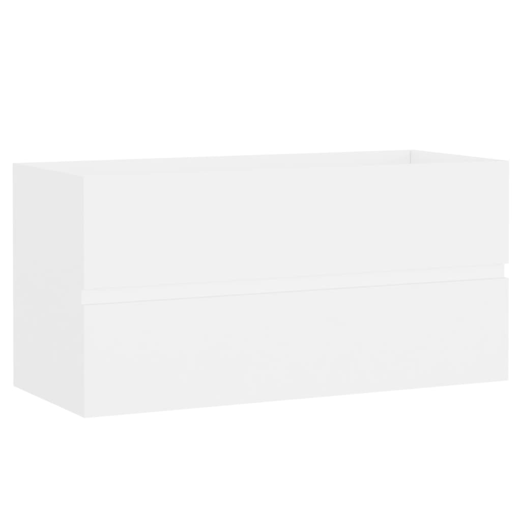 Servantskap Baderom med innebygd vask Hvit