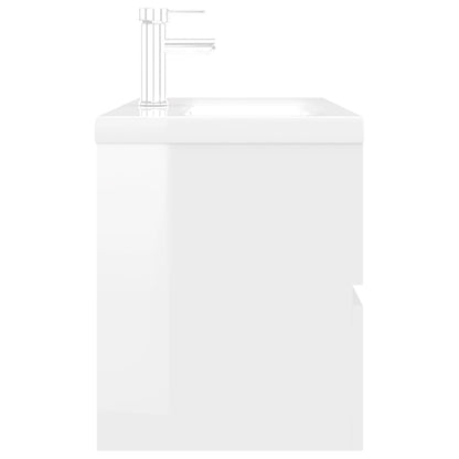 Servantskap Baderom med innebygd vask Høyglans Hvit