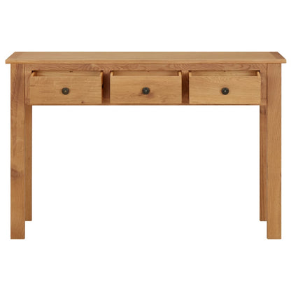 Avlastningsbord Konsollbord Tre 110x40x75 cm heltre eik