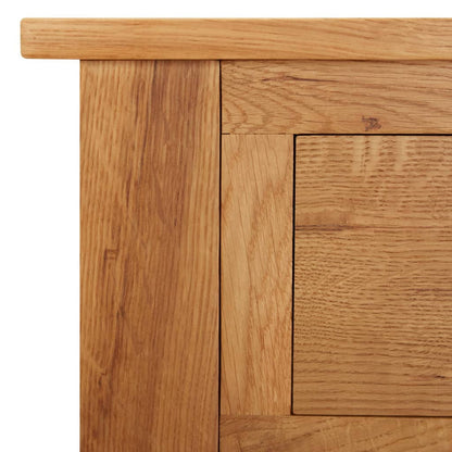 Avlastningsbord Konsollbord Tre 110x40x75 cm heltre eik