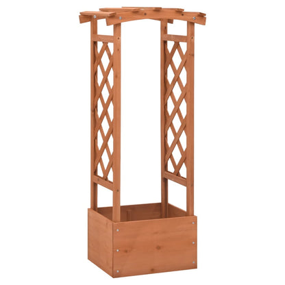 Hageespalje Plantekasse Tre bue 49x39x117 cm gran
