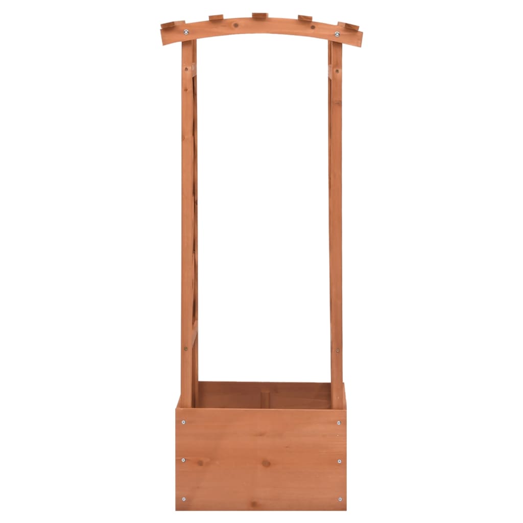 Hageespalje Plantekasse Tre bue 49x39x117 cm gran
