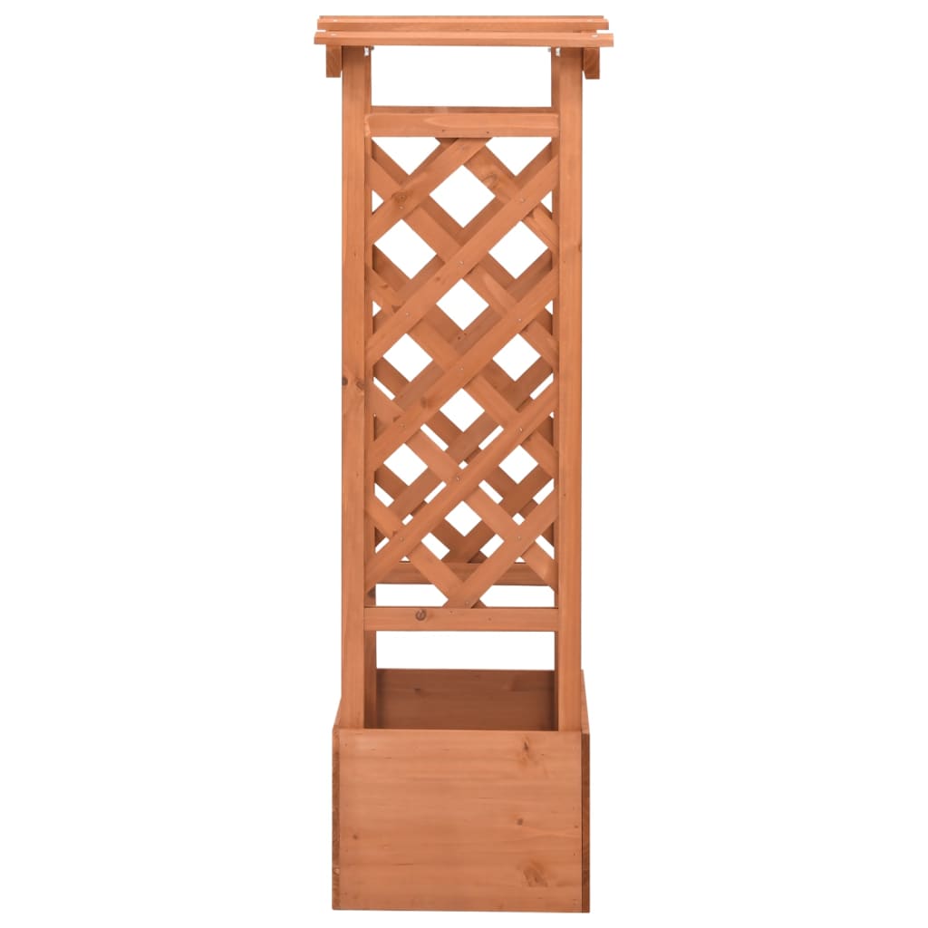 Hageespalje Plantekasse Tre bue 49x39x117 cm gran