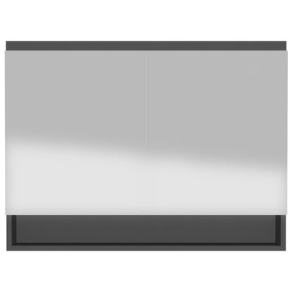 Baderomsspeil Speilskap til bad 80x15x60 cm antrasitt