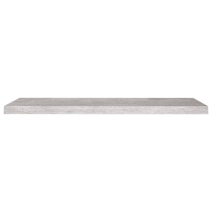 Vegghylle Betonggrå Flytende 4 stk 90x23,5x3,8 cm