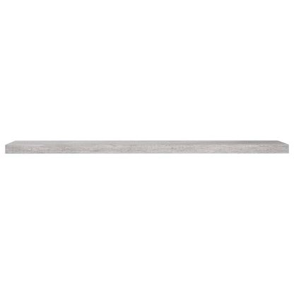 Vegghylle Betonggrå Flytende 4 stk 120x23,5x3,8 cm
