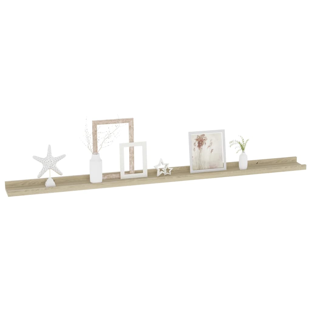 Vegghylle Sonoma Eik 2 stk 115x9x3 cm