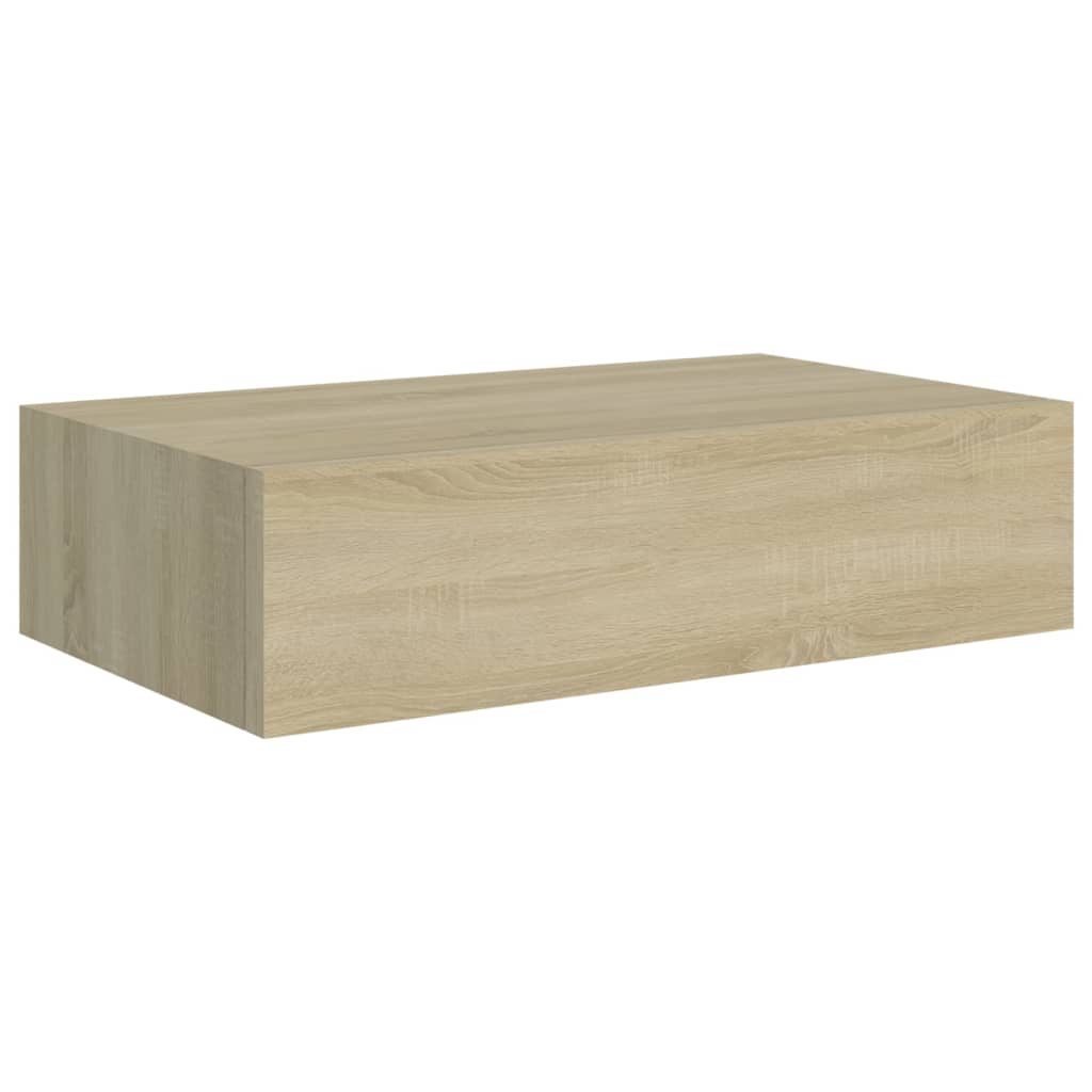 Vegghylle Tre skuffehyller 2 stk 40x23,5x10 cm