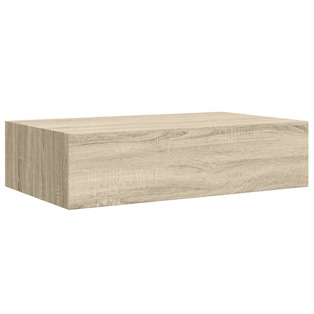 Vegghylle Tre skuffehyller 2 stk 40x23,5x10 cm