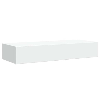 Vegghylle Hvit skuffehyller 2 stk 60x23,5x10 cm