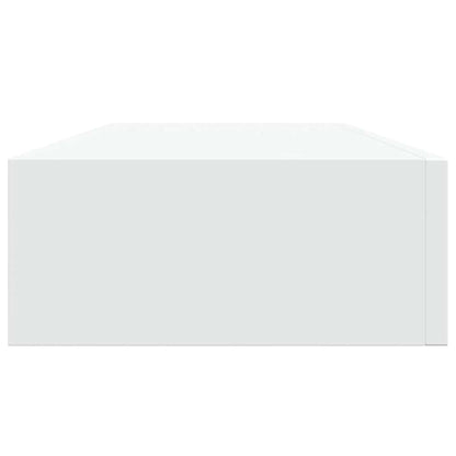 Vegghylle Hvit skuffehyller 2 stk 60x23,5x10 cm