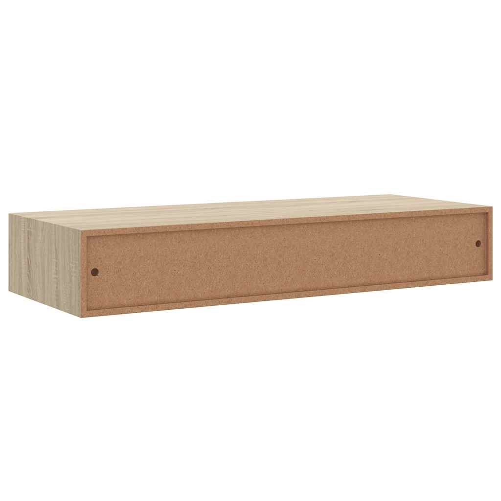 Vegghylle Grå skuffehyller 2 stk 60x23,5x10 cm