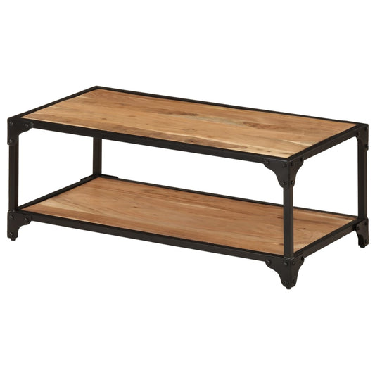 Salongbord Sofabord Tre heltre akasie 90x45x35 cm