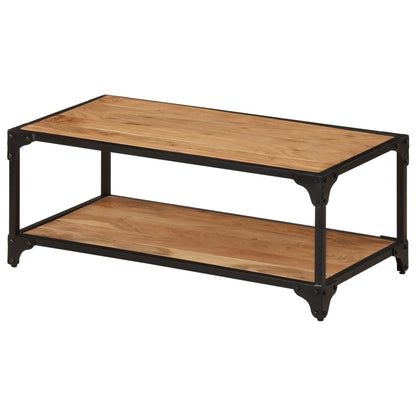 Salongbord Sofabord Tre heltre akasie 90x45x35 cm