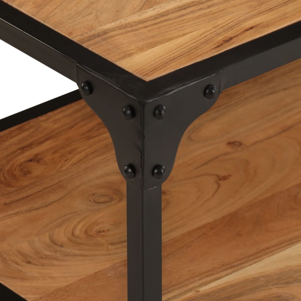 Salongbord Sofabord Tre heltre akasie 90x45x35 cm