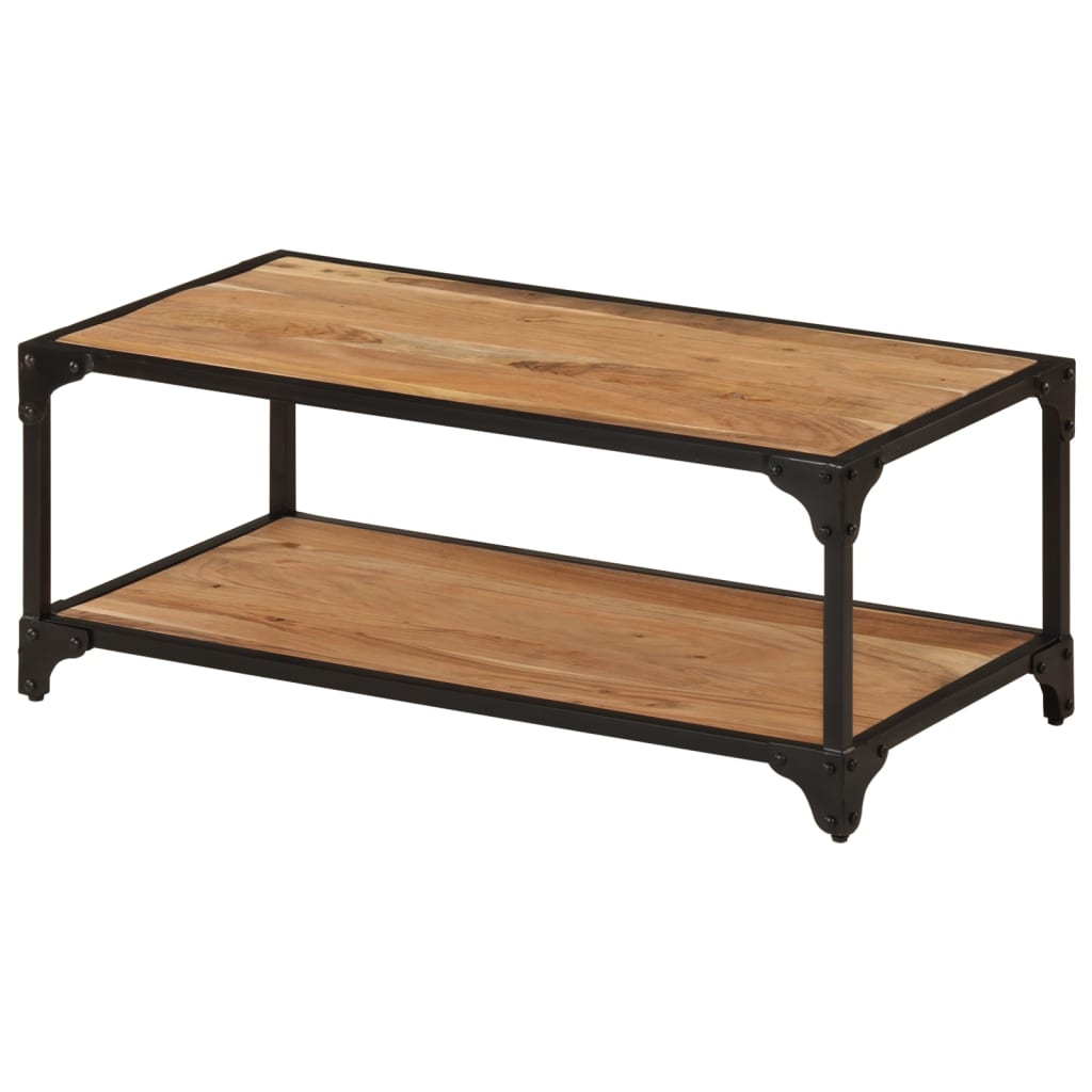 Salongbord Sofabord Tre heltre akasie 90x45x35 cm