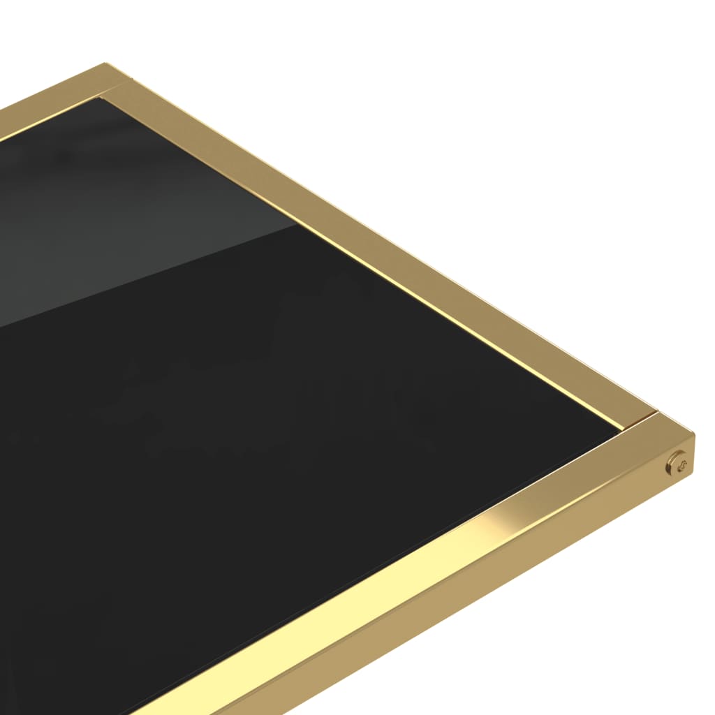 Sidebord DIV. for PC Svart 50x35x65 cm herdet glass