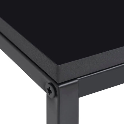 Sidebord Svart 2 stk stål