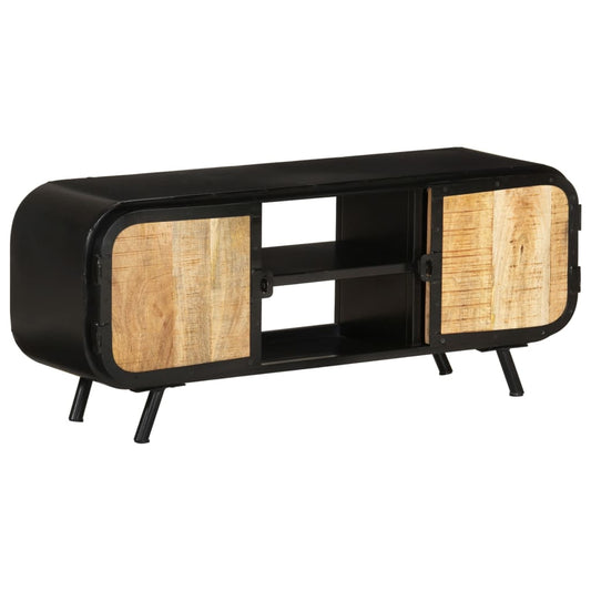 TV-Møbel Tre TV-benk 110x30x45 cm grovt mangotre