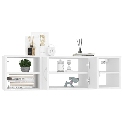 Vegghylle Hvit 102x30x29 cm