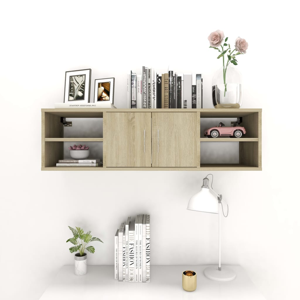Vegghylle Sonoma Eik 102x30x29 cm