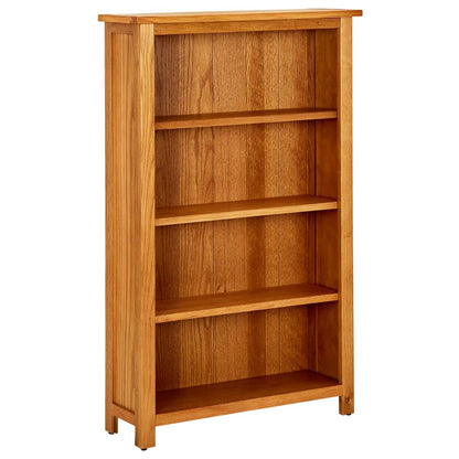 Bokhylle Tre 4 etasjer 70x22x110 cm heltre eik