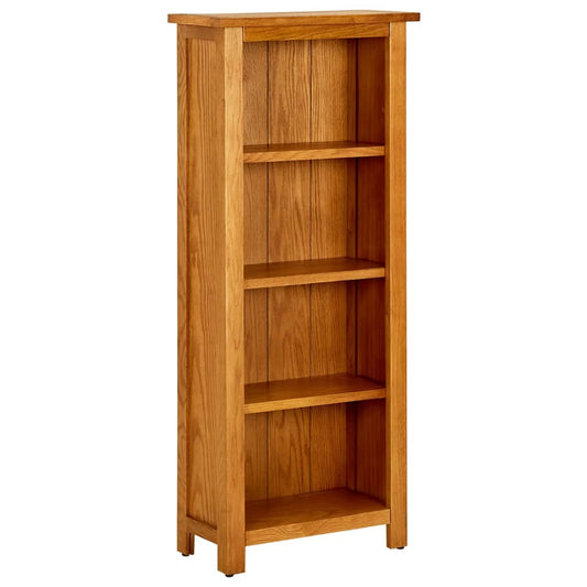 Bokhylle Tre 4 etasjer 45x22x110 cm heltre eik