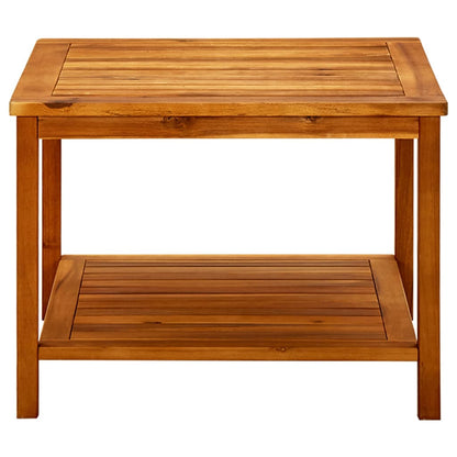 Salongbord Sofabord Tre heltre akasie 60x60x45 cm