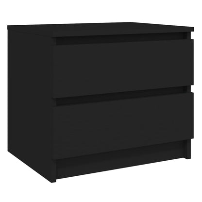 Nattbord Sengbord Svart 50x39x43,5 cm