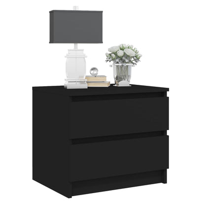 Nattbord Sengbord Svart 50x39x43,5 cm