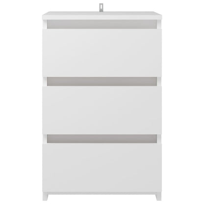 Nattbord Sengbord Hvit 40x35x62,5 cm