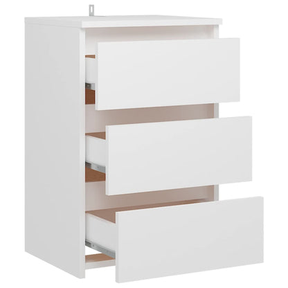 Nattbord Sengbord Hvit 40x35x62,5 cm