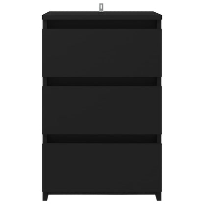 Nattbord Sengbord Svart 40x35x62,5 cm