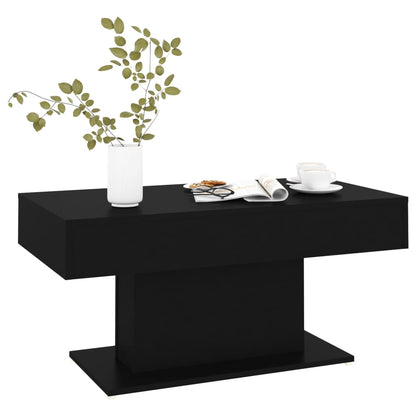 Salongbord Sofabord Svart 96x50x45 cm