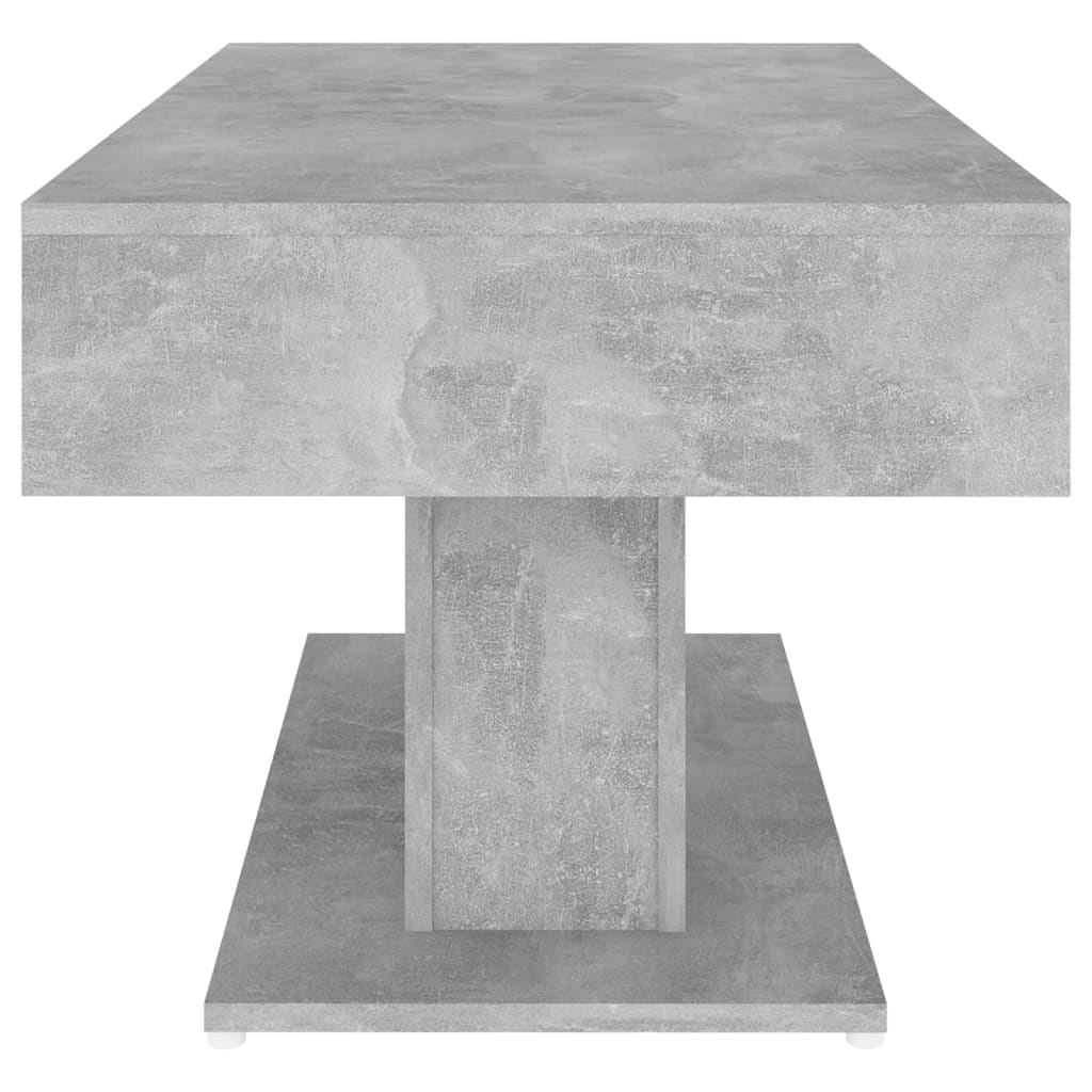 Salongbord Sofabord Betonggrå 96x50x45 cm