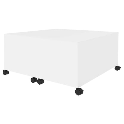 Salongbord Sofabord Hvit 75x75x38 cm