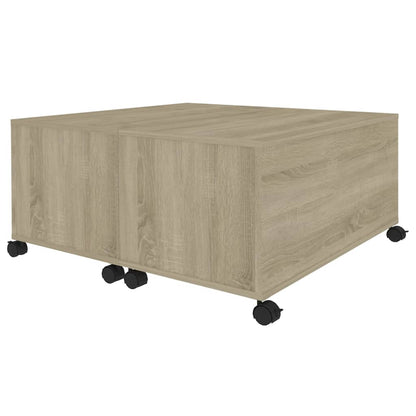 Salongbord Sofabord Sonoma Eik 75x75x38 cm